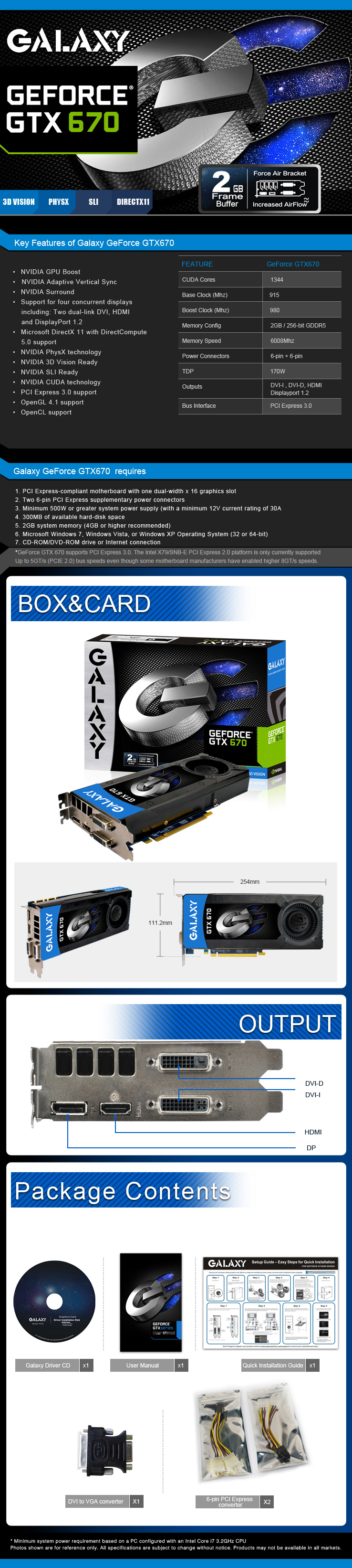 Galaxy GeForce GTX 670 2GB