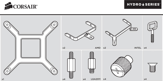 Buy Corsair Hydro Series Universal Mounting Bracket Kit [CW