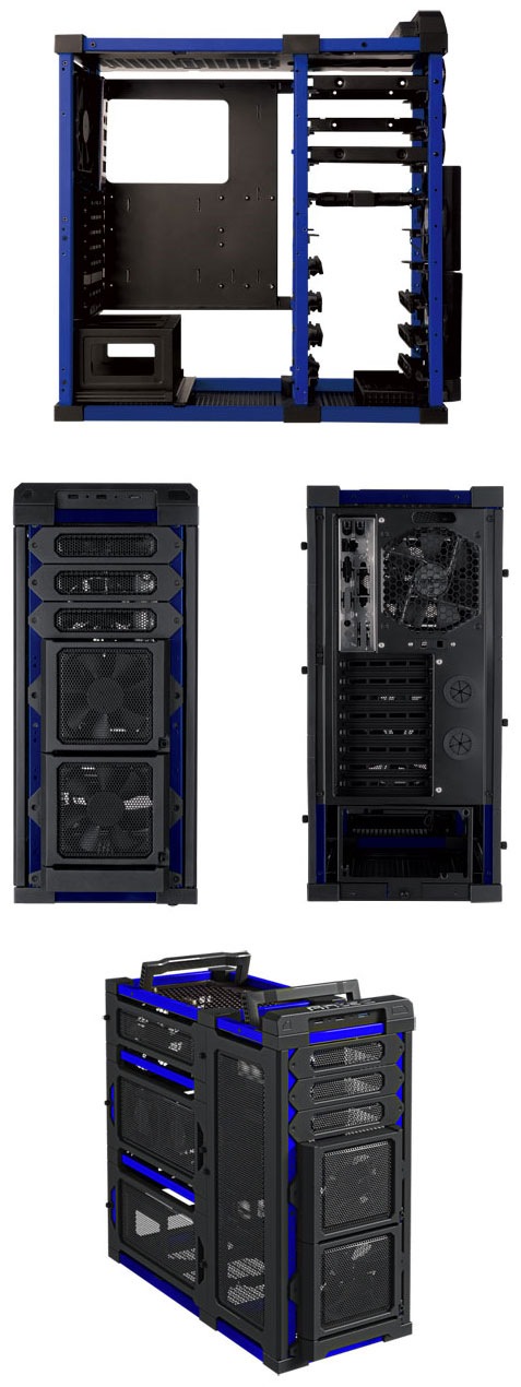 Buy Antec LanBoy Air Blue [LANBOYAIR-BLUE] | PC Case Gear Australia