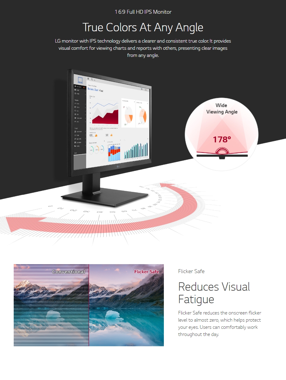 LG 24BL450Y FHD IPS 23.8in Monitor with Built-in Speakers LG 24BL450Y FHD IPS 23.8in Monitor with Built-in Speakers features