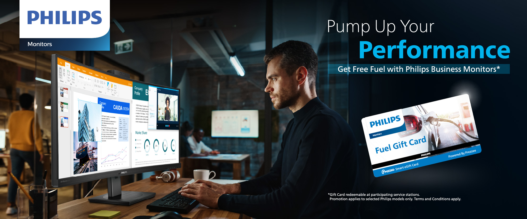 Buy Philips 438P1 4K UHD IPS 43in Monitor [438P1] PC Case Gear Australia