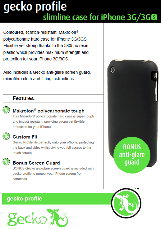 Buy Gecko Profile iPhone Case - Underground [GG800037] | PC Case Gear ...