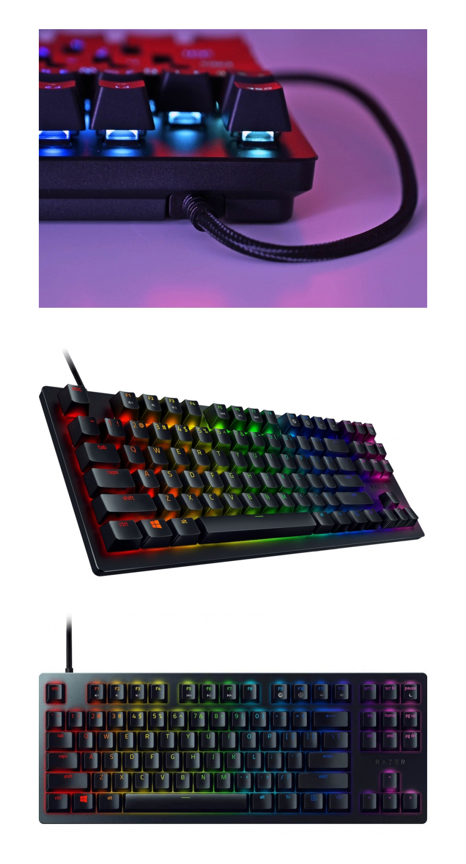 Razer Huntsman Tournament Edition美品 Razer Huntsman Tournament Edition Gaming Keyboard - Linear