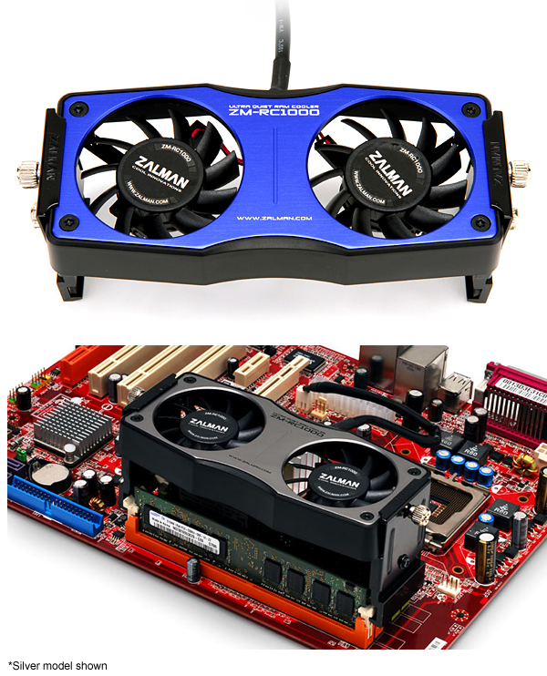 Buy Zalman ZM-RC1000 Ultra Quiet RAM Cooler [ZM-RC1000] | PC Case Gear ...