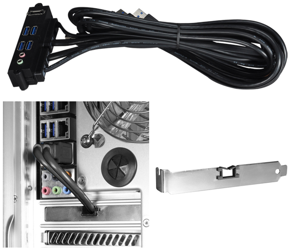 Buy Lian Li PW-IO7V900 Multimedia USB3.0 I/O Port Kit [LL-PW-IO7V900 ...