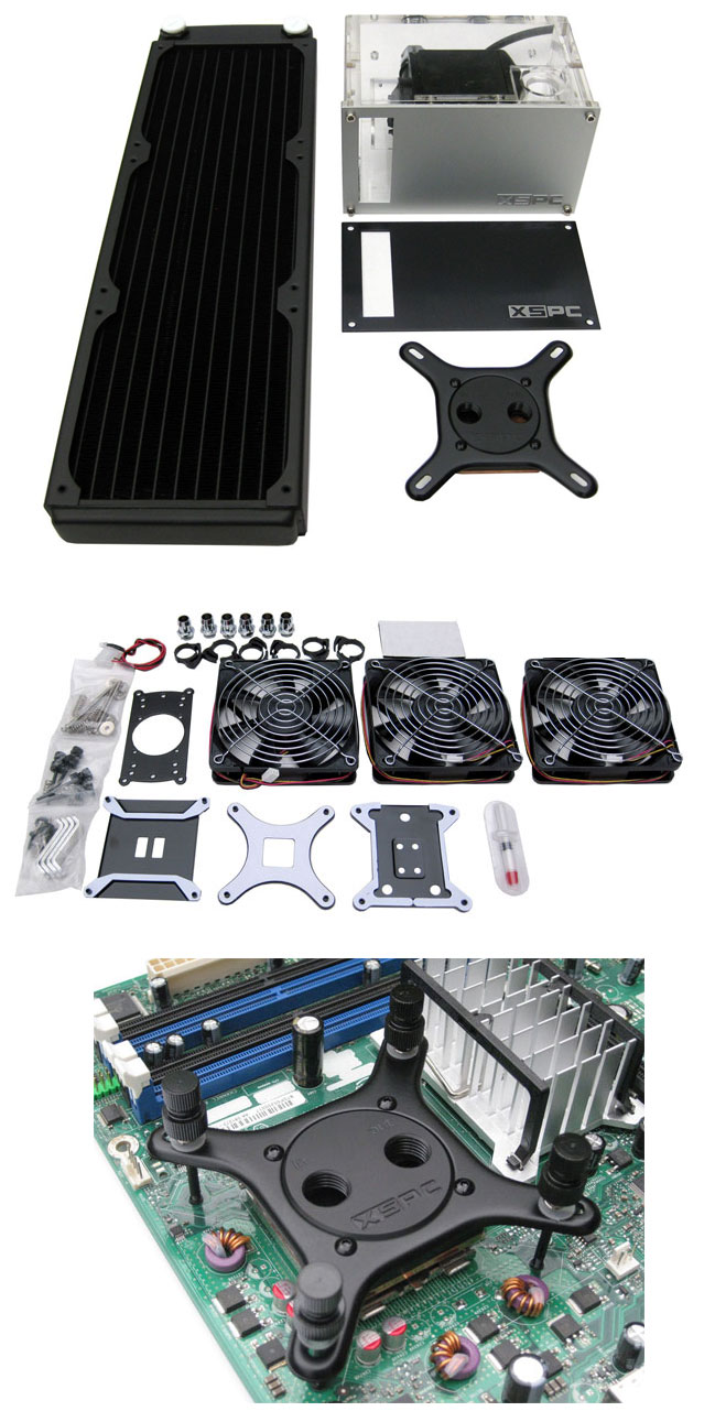 Buy XSPC Rasa 750 RS360 Universal CPU Water Cooling Kit [5060175581358