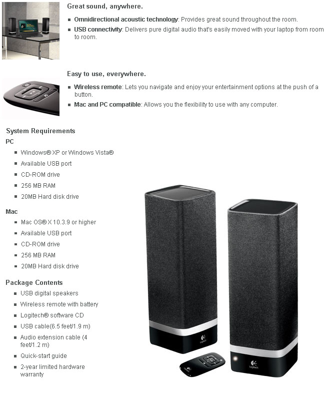 Buy Logitech Z-5 [980-000168] | PC Case Gear Australia