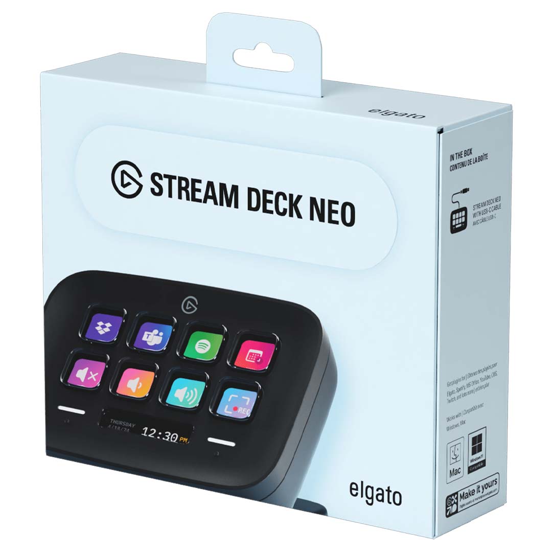 Buy Elgato Stream Deck Neo Black [10GBJ9911] | PC Case Gear