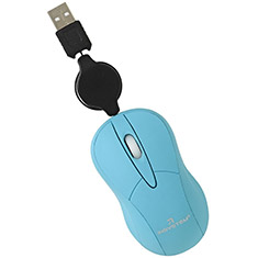 Buy InSystem Retractable Mouse Blue [INSYS-MS-BLUE] | PC Case Gear ...