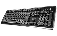 Azio MK Retro Typewriter Inspired Mechanical Keyboard Azio MK Retro Typewriter Inspired Mechanical Keyboard