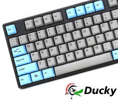 Ducky One Blue Grey PBT Keycaps Mech Keyboard Cherry Silver Ducky One Blue Grey PBT Keycaps Mech Keyboard Cherry Silver