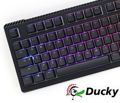 Buy Ducky Shine 6 Black RGB Mechanical Keyboard Cherry Blue [DKSH1608ST ...