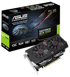 Buy ASUS GeForce GTX 1060 DirectCU II OC 9Gbps 6GB [GTX1060-O6G