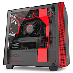 NZXT H400i Smart Case Black and Red