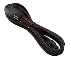 CableMod PRO ModMesh 6-pin PCI-e Extension 45cm Black/Blood Red