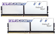 G.Skill Trident Z Royal F4-3200C16D-16GTRS (2x8GB) DDR4 Silver