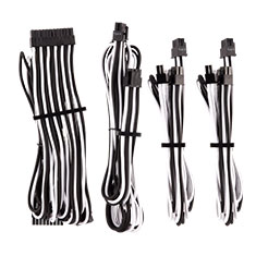 Corsair Premium Sleeved PSU Cables Starter Kit White/Black