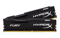Kingston HyperX Fury 16GB (2x8GB) 3200MHz CL16 DDR4 Black