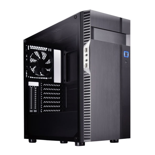 Buy SilverStone Precision PS14 TG mATX Case Black [SSTPS14BEG] PC