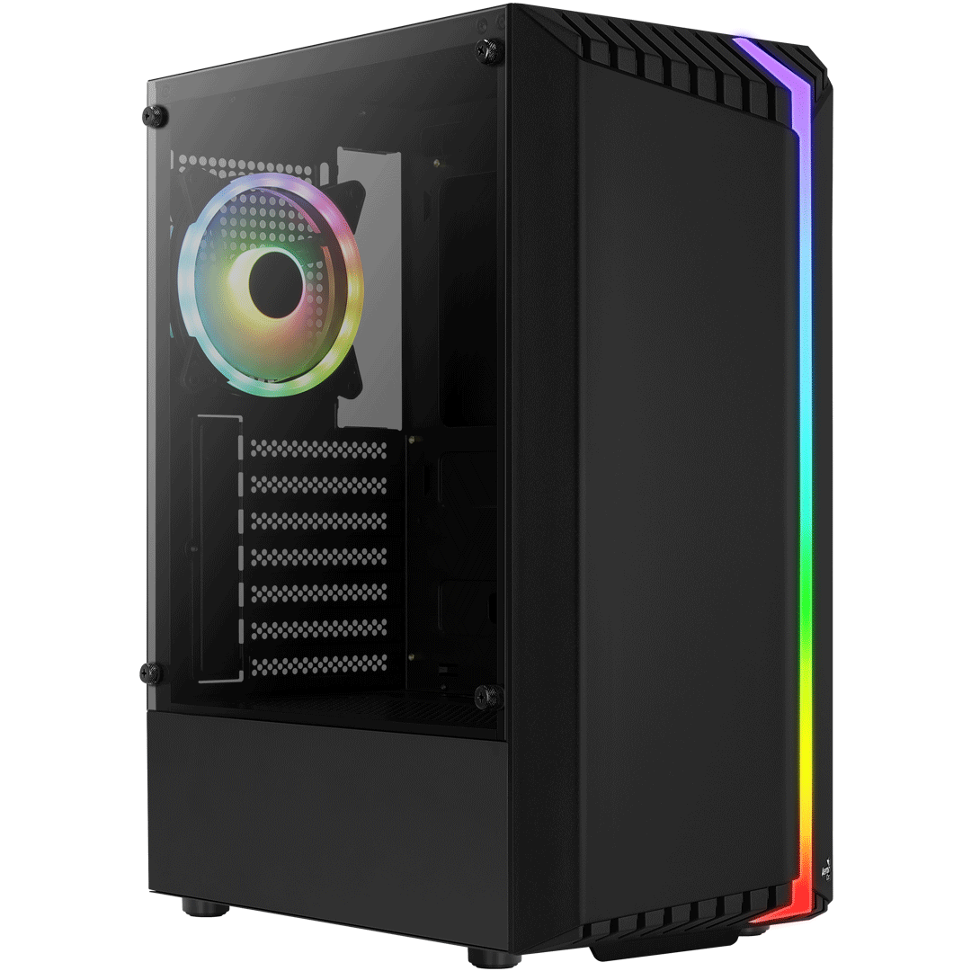 Buy Aerocool Bionic-G V2 RGB Tempered Glass Case [AER-BIONIC-G-BK-V2 ...