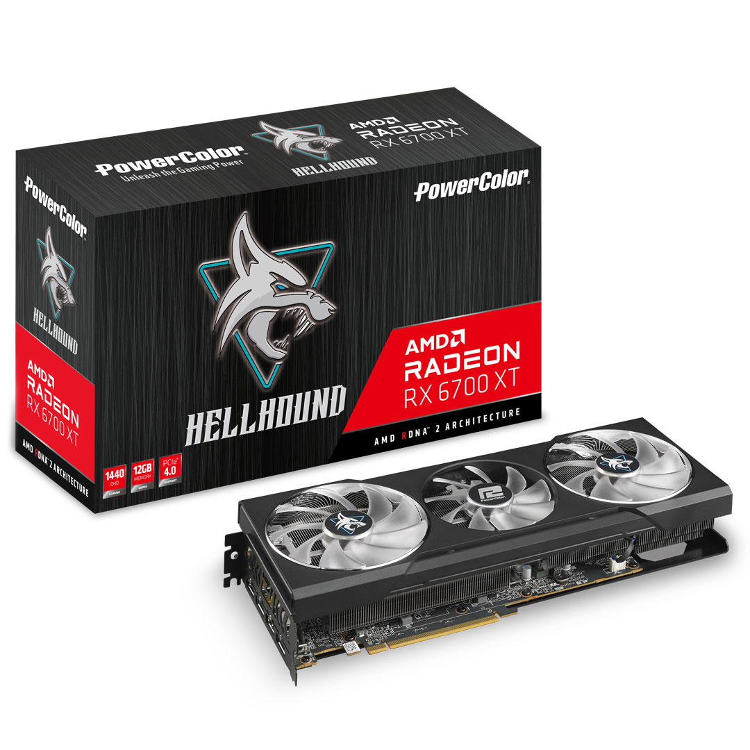 【動作品】AXRX 6700XT 12GBD6-3DHL HELLHOUND Buy PowerColor Radeon RX 6700 XT Hellhound 12GB RDNA 2 [AXRX