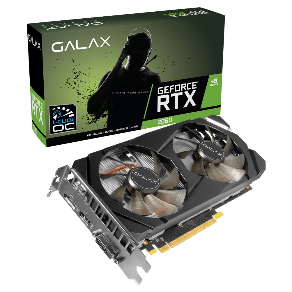 Buy Galax GeForce RTX 2060 (1-Click OC) 6GB [26NRL7HPX7OC] | PC