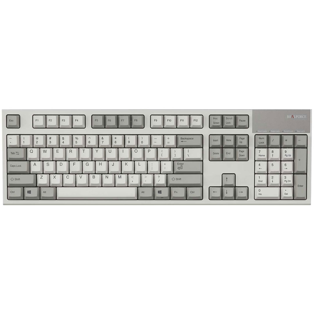 Buy Topre REALFORCE Mech Keyboard 55g Silent Key Switch Ivory [R2SUS5IV] PC Case Gear Australia