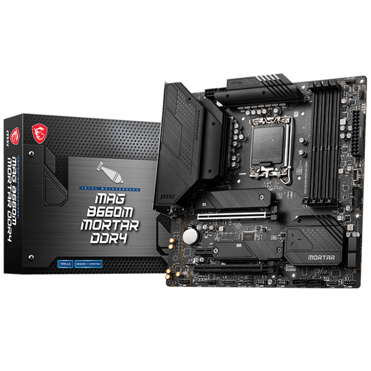 Buy MSI B660M Mortar DDR4 Motherboard [MAG-B660M-MORTAR-DDR4] | PC