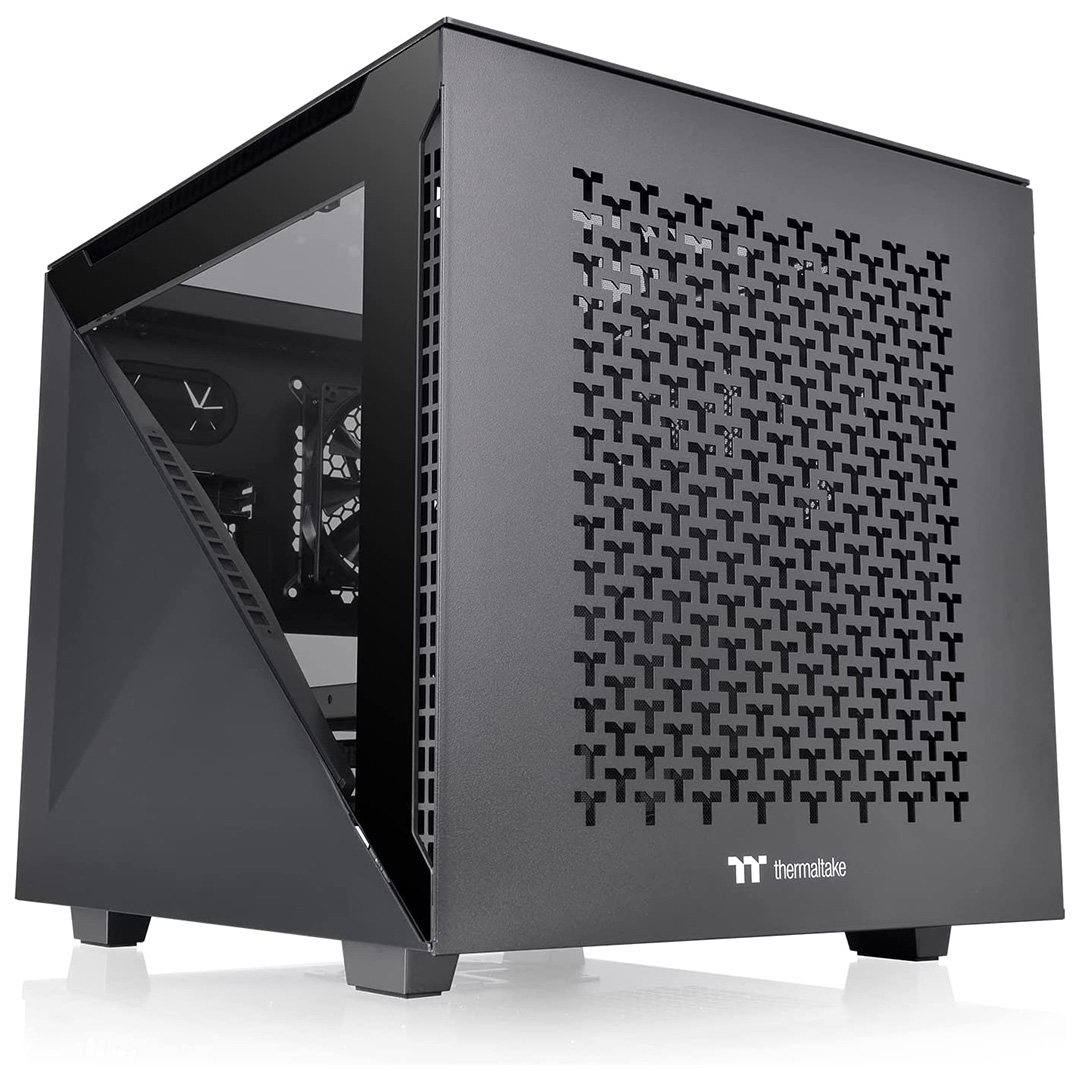 Buy Thermaltake Divider 200 Air Tempered Glass Micro Chassis Black [CA ...