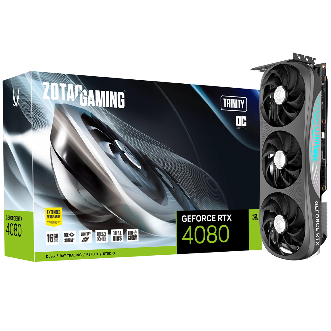 ZOTAC Gaming GeForce RTX 4080 Trinity OC 16GB GDDR6X
