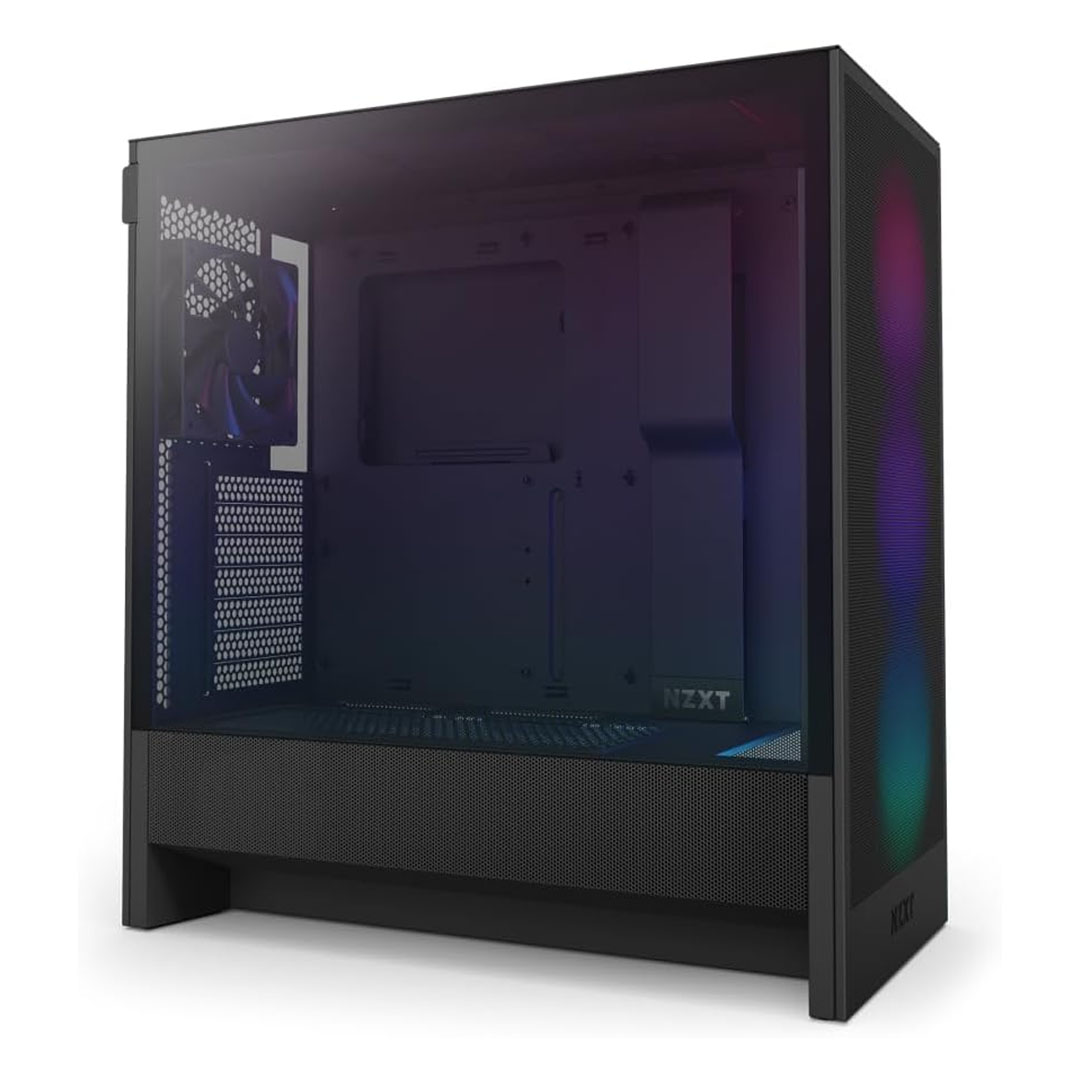 Buy NZXT H5 Flow RGB Mid-Tower ATX Case Black 2024 Edition [CC