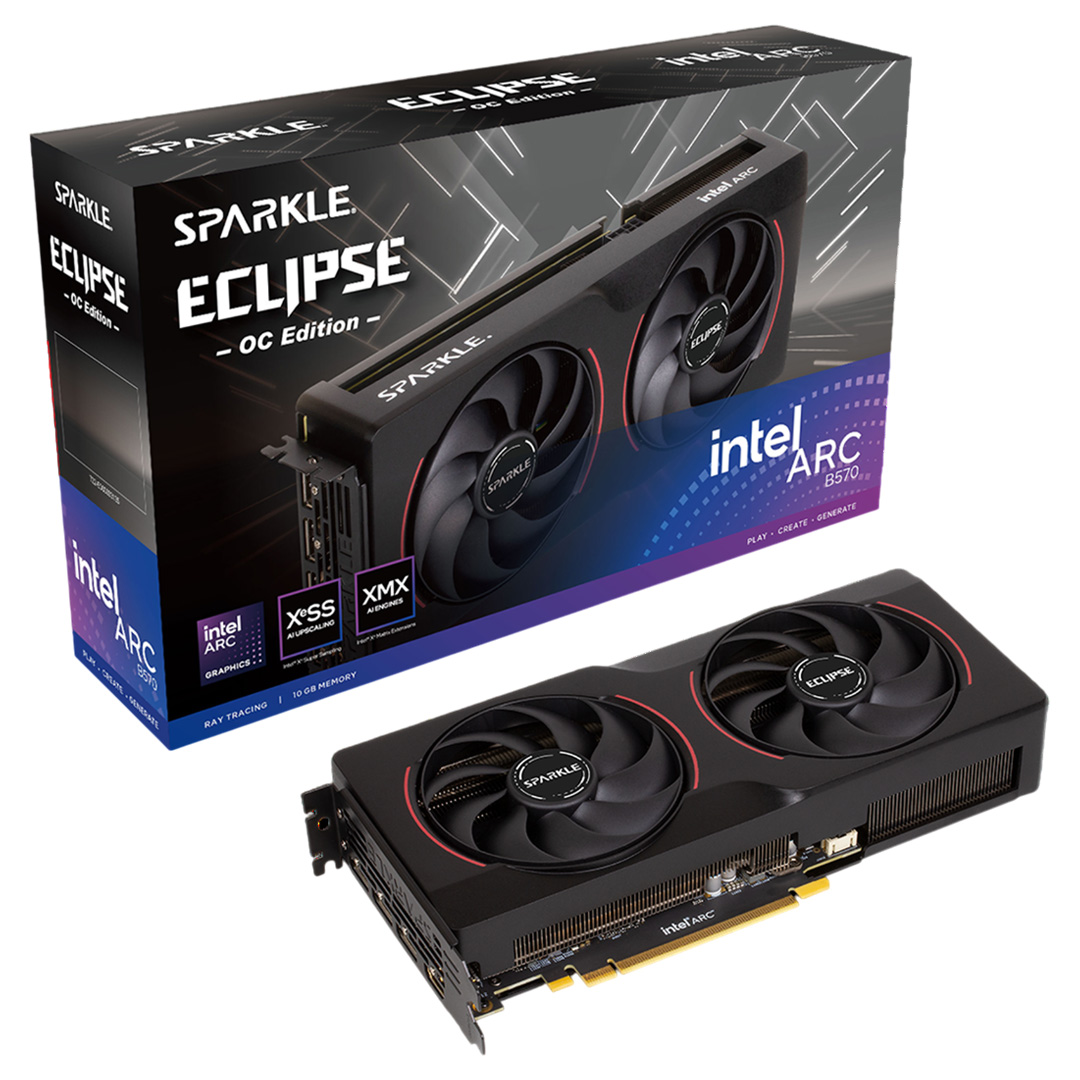 Buy Sparkle Intel Arc B570 Eclipse OC GDDR6 10GB [1A1-S00440700G