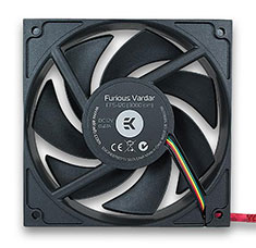 EK Furious Vardar Fan F5 120mm 3000RPM Black