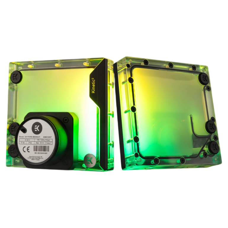 Buy EK Quantum Kinetic3 FLT 140 D5 PWM D RGB Pump Reservoir Plexi ...
