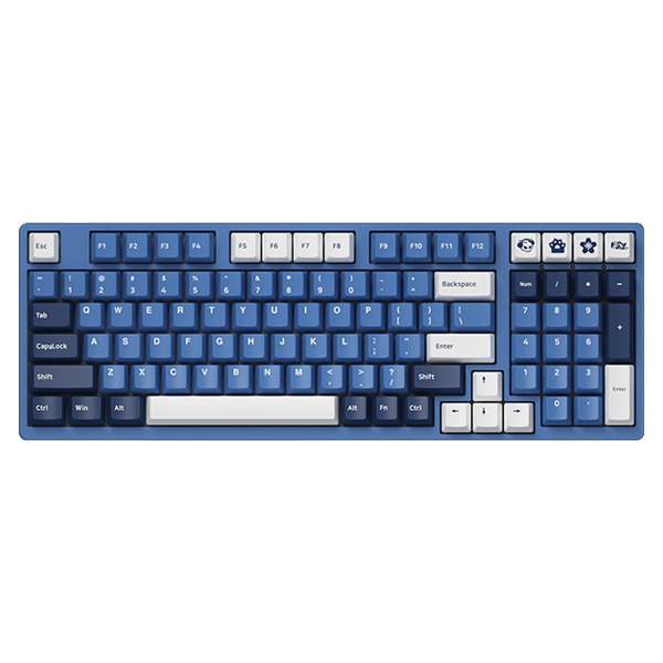 Buy Akko 3098DS Ocean Star Akko Blue [6925758607087] | PC Case