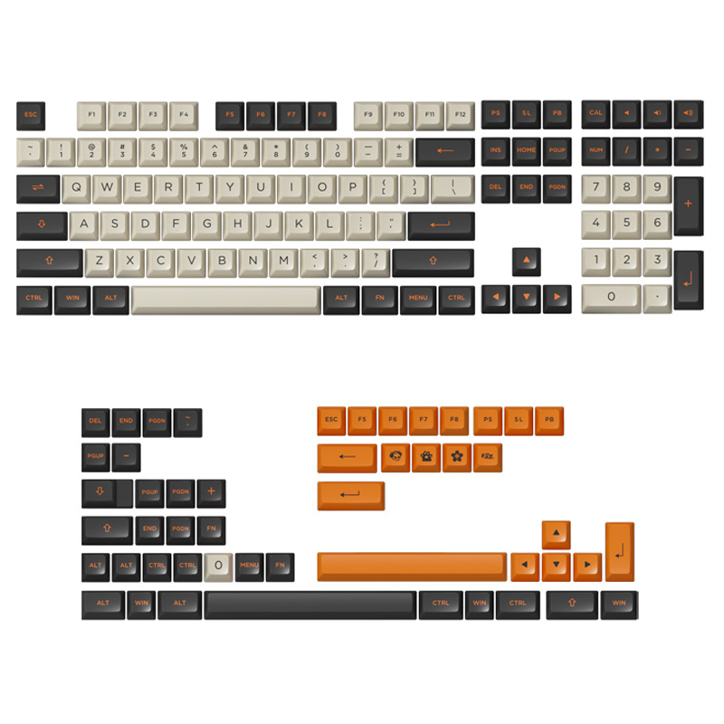 Buy Akko Carbon Retro PBT Keycaps ASA 158 Keys [6925758607643] | PC ...