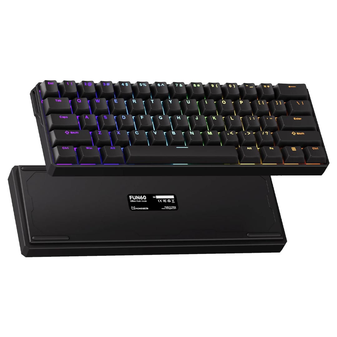 Buy MonsGeek FUN60 Ultra TMR Switch Wired Keyboard Black