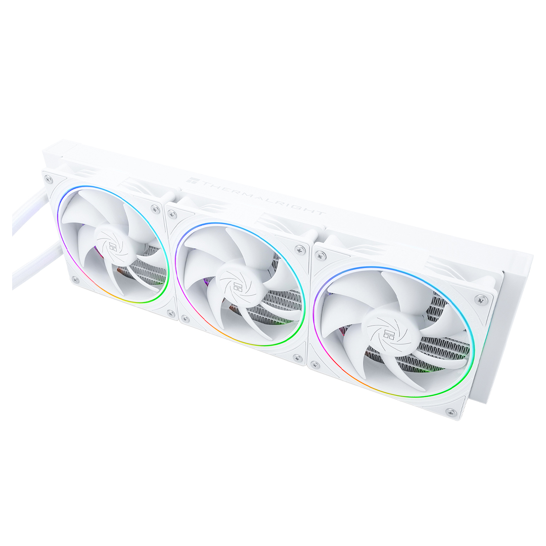 Thermalright AQUA ELITE 360 – Witte ARGB AIO-waterkoeler, 3x120mm PWM-ventilatoren, 1550 RPM, Compatibel Met AMD En Intel (LGA1700, AM5)