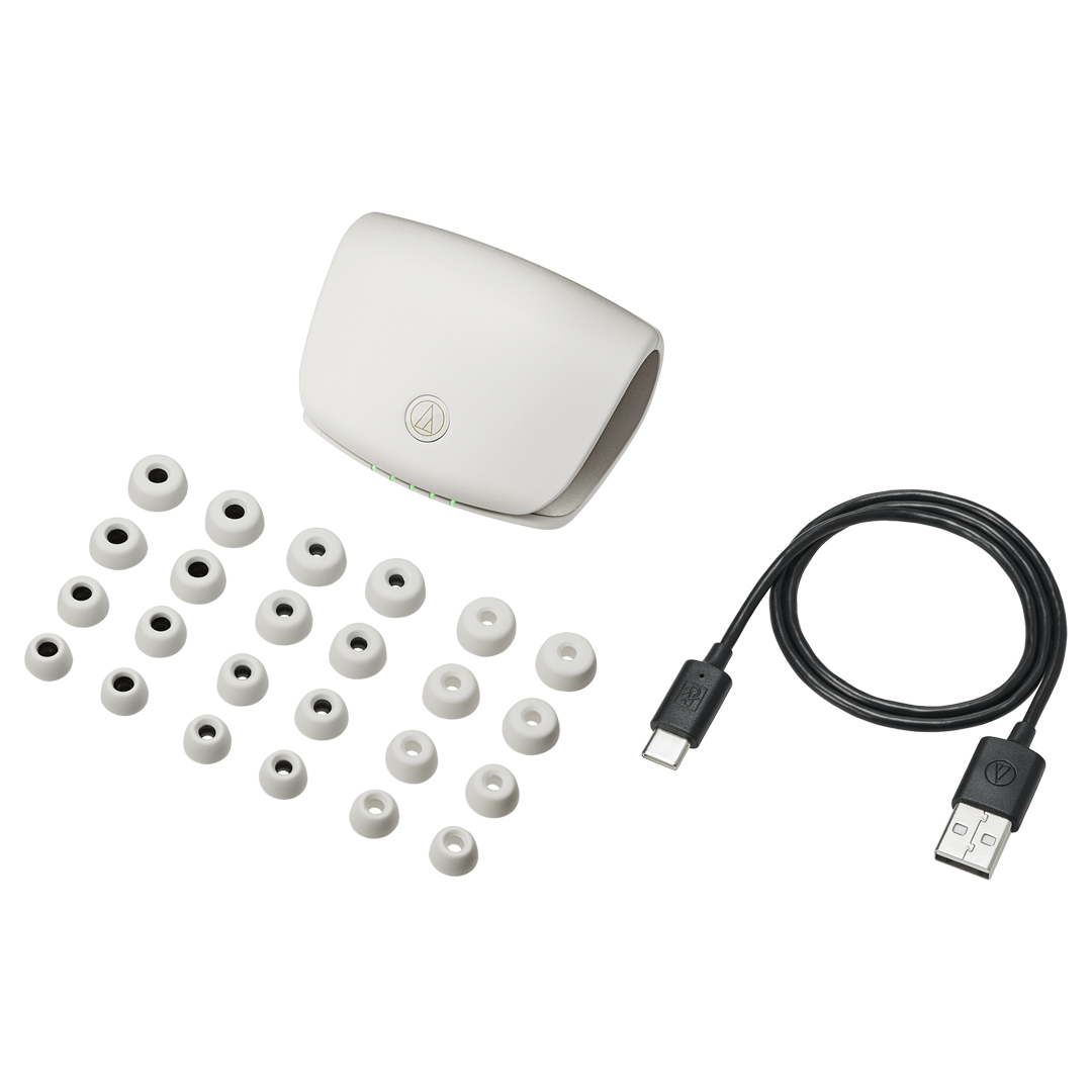 Buy Audio-Technica ATH-TWX9MK2 Premium Wireless Earbuds White [ATH