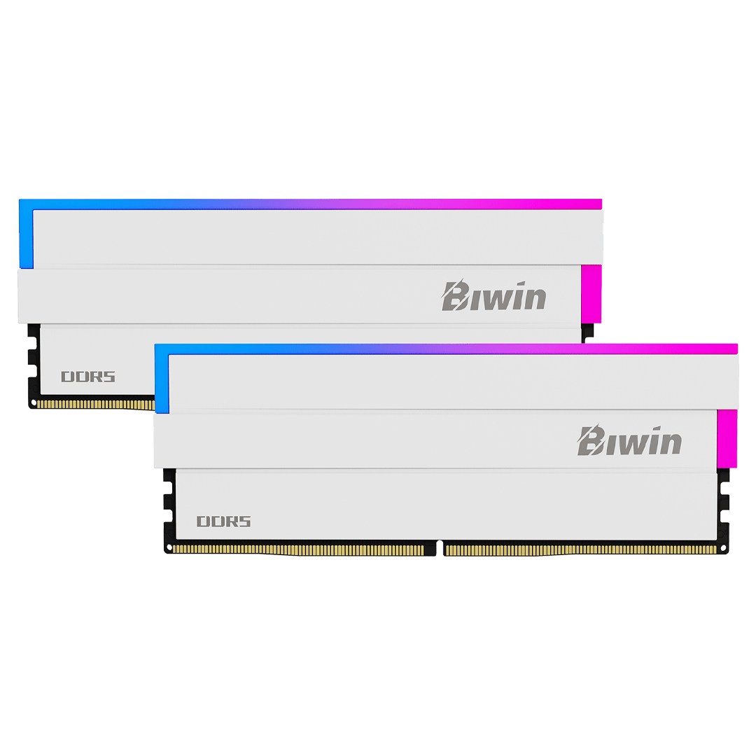 Biwin Black Opal DW100 32GB (2x16GB) 6000Mhz CL30 DDR5 White