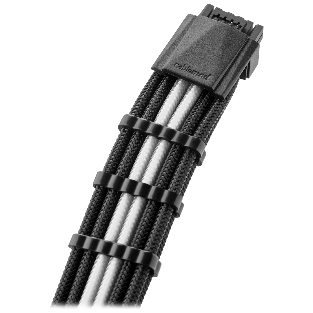 Buy CableMod Pro ModMesh 12VHPWR Cable Extension Kit Black White [CM