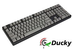 Buy Ducky DK9008G2 Pro PBT Grey Mech Keyboard (Cherry Black) [DK9008G2 ...