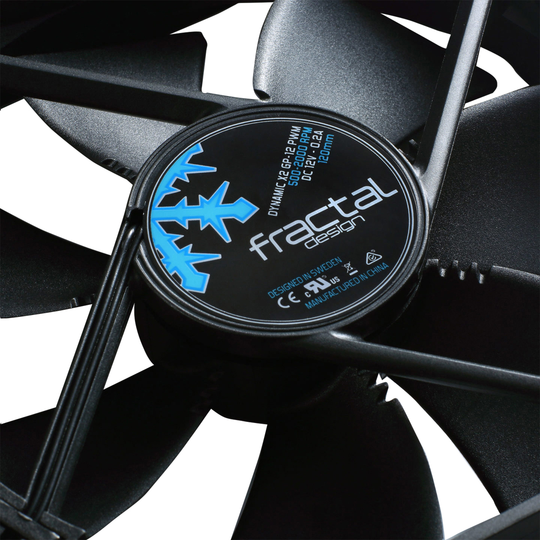 Fractal Design Dynamic X2 GP-12 &ndash; Ventola Per Case 120 Mm &ndash; Silenziosa E Potente