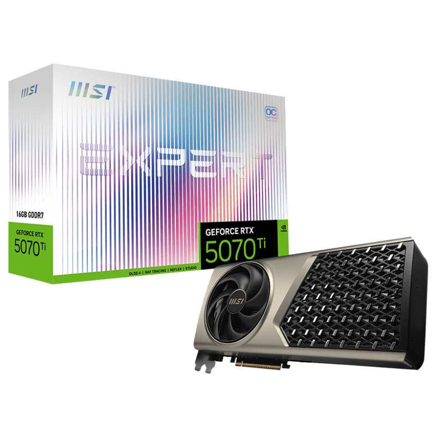 Buy MSI GeForce RTX 5070 Ti Expert OC GDDR7 16GB [G507T-16EC] | PC