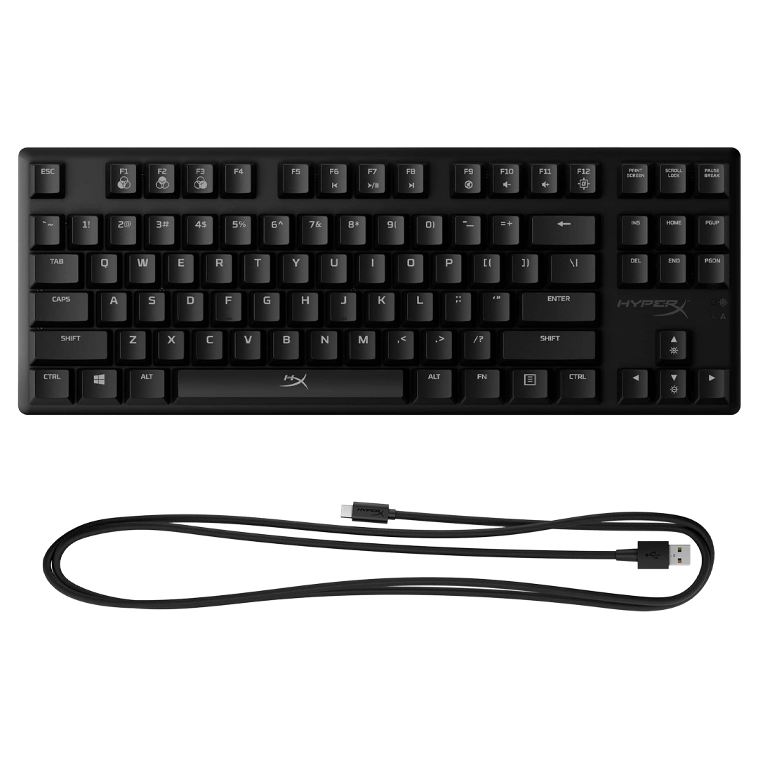 Buy HyperX Alloy Origins Core RGB TKL Mech Keyboard Blue Switch [4P5P2AA] PC Case Gear Australia