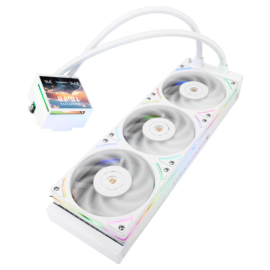 Thermalright GRAND VISION 360 alles-in-één CPU Waterkoeling 3,4 inch 480 * 480 resolutie IPS LCD-scherm voor LGA1851/1700 AM4 AM5  7