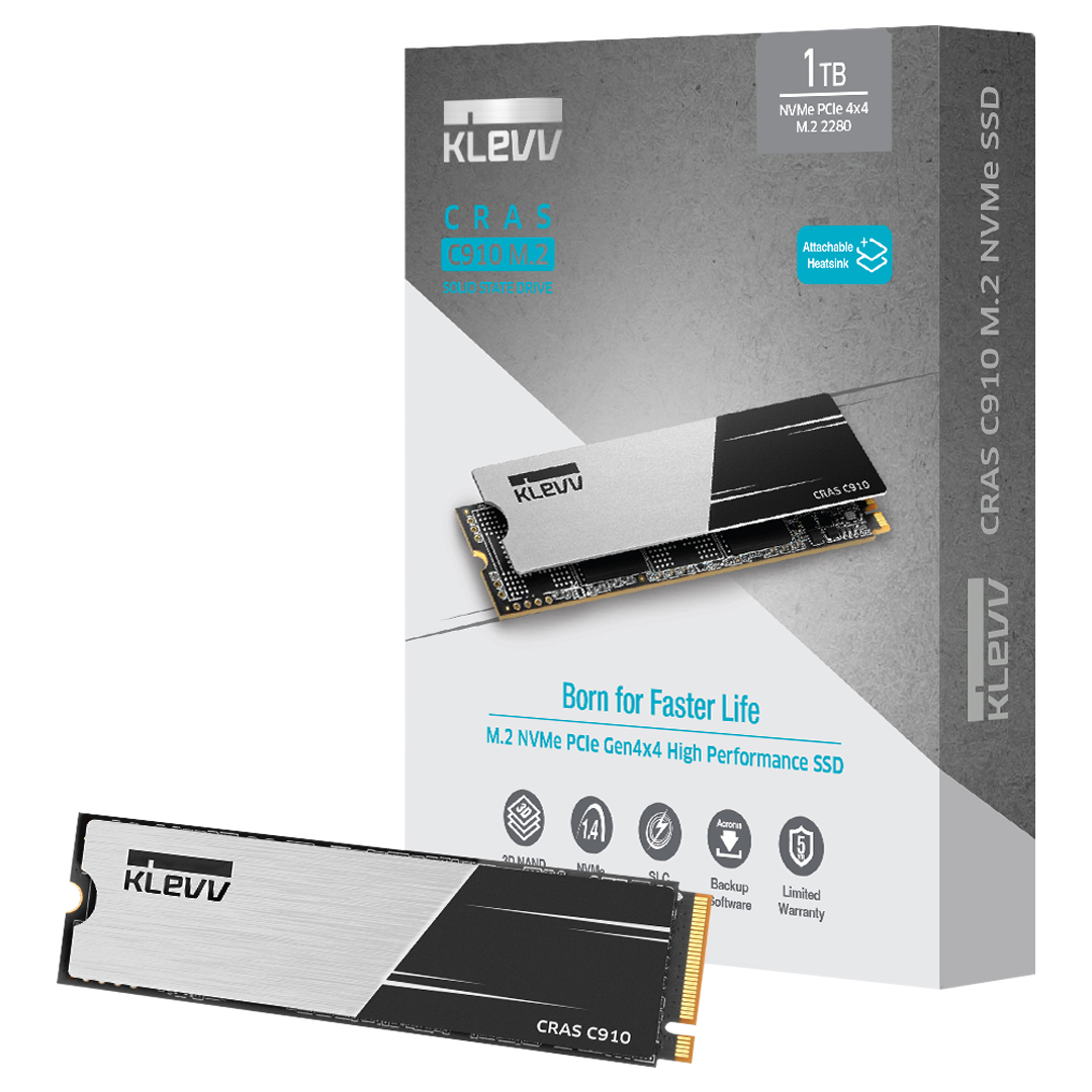 Buy Klevv CRAS C910 PCIe Gen4 NVMe SSD 1TB [K01TBM2SP0-C91] PC