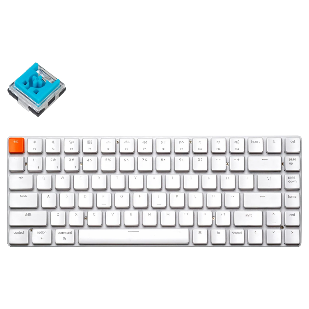 Buy Keychron K3 White LowProfile Wireless/Wired Keyboard Blue [K3E2Z