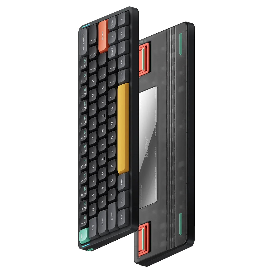 キーボード Nuphy Air60 v2 Wisteria NuPhy Air60 Mechanical Keyboard - Wisteria Switches - ASMR