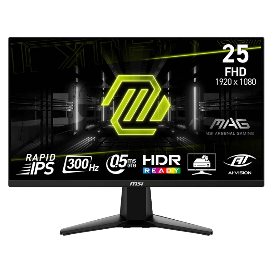 MSI MAG 255XF FHD 300Hz Adaptive-Sync HDR IPS 24.5in Monitor